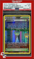XY Breakthrough Parallel City 145 Reverse Foil STAFF City Championship PSA 6
