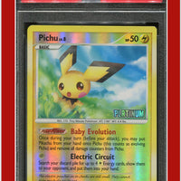 Stormfront 45 Pichu Reverse Foil Burger King 2009 PSA 7