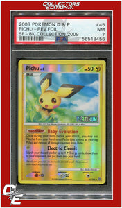 Stormfront 45 Pichu Reverse Foil Burger King 2009 PSA 7