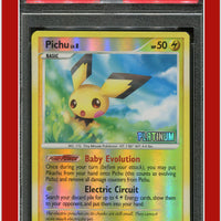 Stormfront 45 Pichu Reverse Foil Burger King 2009 PSA 8