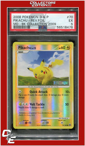 Majestic Dawn 70 Pikachu Reverse Foil Burger King 2009 PSA 5