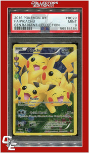 Generations Radiant Collection RC29 Full Art Pikachu PSA 9