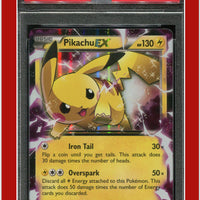 XY Black Star Promo XY84 Pikachu EX PSA 8