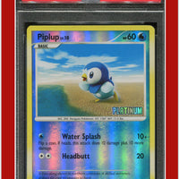 Majestic Dawn 71 Piplup Reverse Foil Burger King 2009 PSA 8