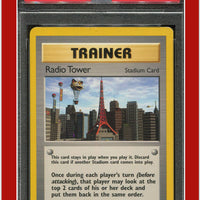 Neo Destiny 95 Radio Tower 1st Edition PSA 8