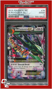 Roaring Skies 76 M Rayquaza EX PSA 2