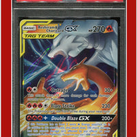 Unbroken Bonds 20 Reshiram & Charizard GX PSA 9