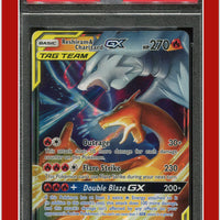 Unbroken Bonds 20 Reshiram & Charizard GX PSA 9