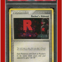 EX Team Rocket Returns 87 Rocket's Hideout Reverse Foil PSA 7