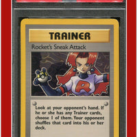 Team Rocket 72 Team Rocket's Sneak Attack PSA 9