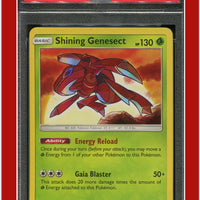 Shining Legends 9 Shining Genesect Holo PSA 8