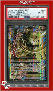 Steam Siege 109 Full Art M Steelix EX PSA 6