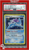 Secret Wonders 19 Suicune Holo Cracked Ice PSA 6
