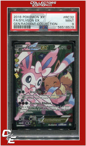 Generations Radiant Collection RC32 Full Art Sylveon EX PSA 9