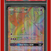 Guardians Rising 154 Full Art Toxapex GX Secret PSA 9