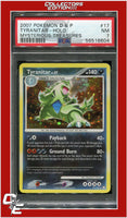 Mysterious Treasures 17 Tyranitar Holo PSA 7
