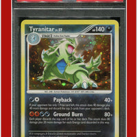 Mysterious Treasures 17 Tyranitar Holo PSA 7