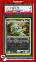 Mysterious Treasures 17 Tyranitar Holo PSA 7
