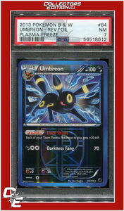 Plasma Freeze 64 Umbreon Reverse Foil PSA 7