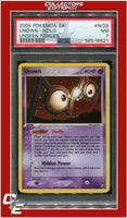 EX Unseen Forces N/28 Unown Holo PSA 7
