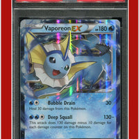 Generations 24 Vaporeon EX PSA 8