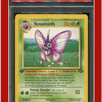 Jungle 29 Venomoth 1st Edition PSA 8