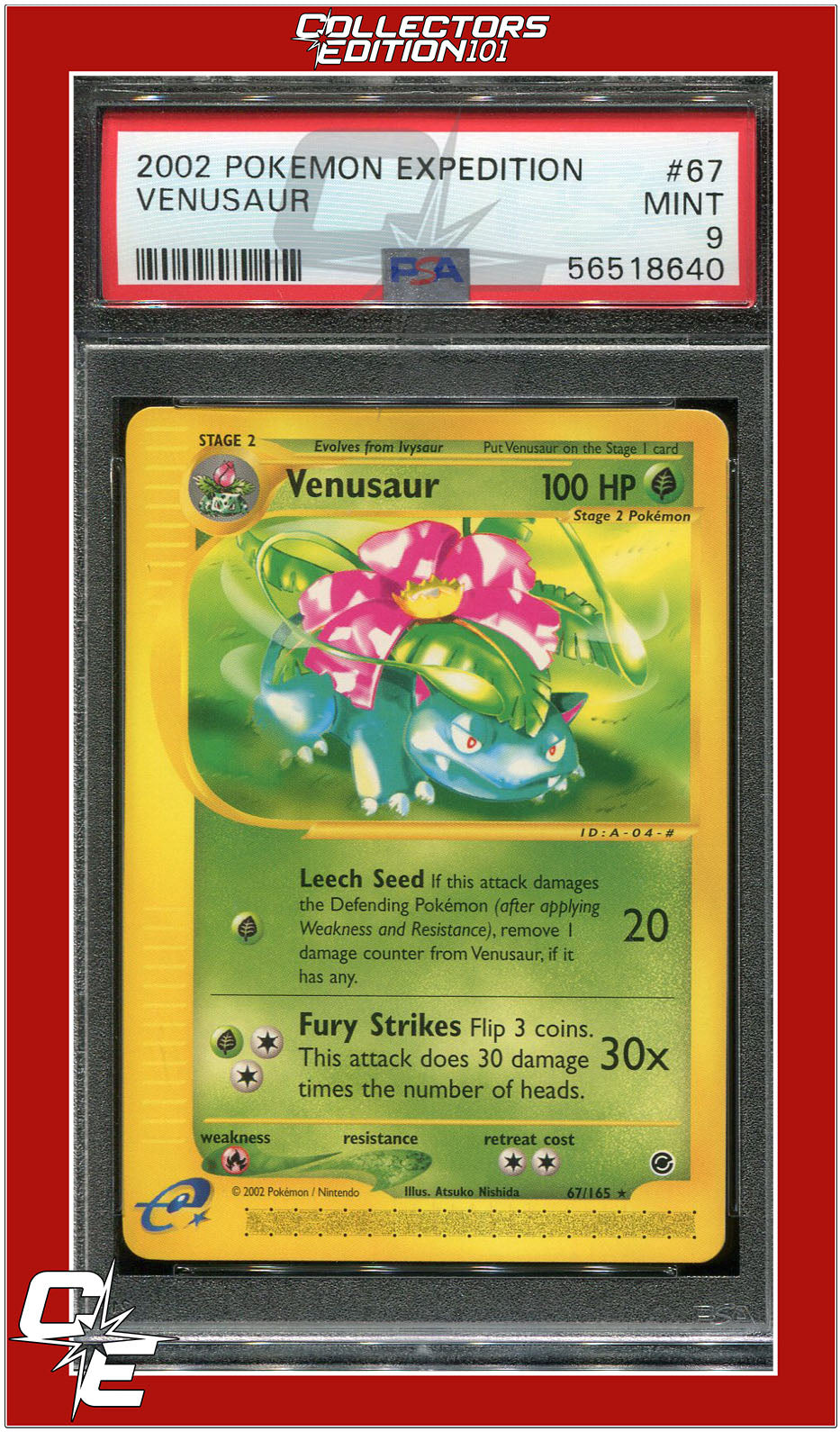 Expedition 67 Venusaur PSA 9