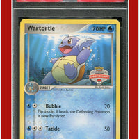 EX Crystal Guardians 42 Wartortle S/P/T Championships PSA 8