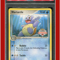 EX Crystal Guardians 42 Wartortle S/P/T Championships PSA 7