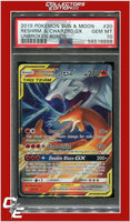 Unbroken Bonds 20 Reshiram & Charizard GX PSA 10
