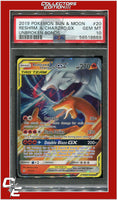 Unbroken Bonds 20 Reshiram & Charizard GX PSA 10
