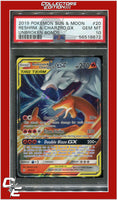 Unbroken Bonds 20 Reshiram & Charizard GX PSA 10
