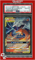 Unbroken Bonds 20 Reshiram & Charizard GX PSA 10
