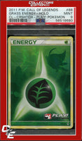 Call of Legends Grass Energy 88 Holo Crosshatch Play! Pokemon PSA 9
