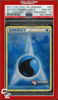 Call of Legends Water Energy 90 Holo Crosshatch Play! Pokemon PSA 10
