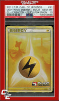 Call of Legends Lightning Energy 91 Holo Crosshatch Play! Pokemon PSA 10
