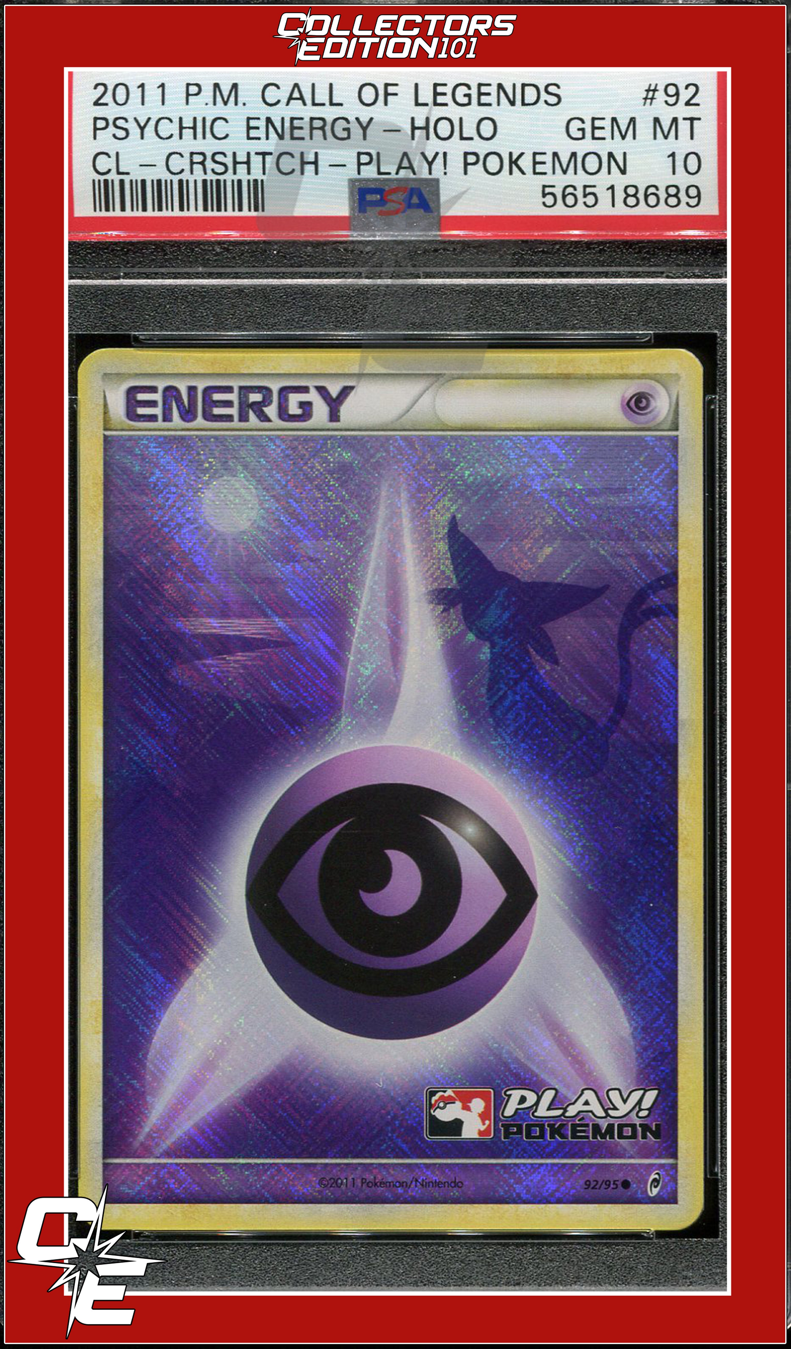 psychic energy pokemon card Call of Legends 92 Holo Crosshatch Play! PSA 10 Style:Mindspring Merfolk foil w/ Sketch Pokémon Card Investment Basic Psychic Energy Rarity Final Fantasy Through the
