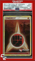 Call of Legends Fighting Energy 93 Holo Crosshatch Play! Pokemon PSA 9
