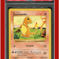 Base Set 46 Charmander Shadowless PSA 7