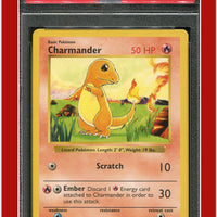 Base Set 46 Charmander Shadowless PSA 7