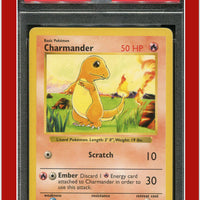 Base Set 46 Charmander Shadowless PSA 6