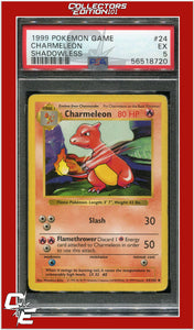 Base Set 24 Charmeleon Shadowless PSA 5