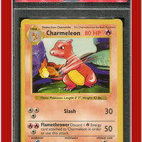 Base Set 24 Charmeleon Shadowless PSA 8