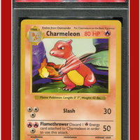 Base Set 24 Charmeleon Shadowless PSA 8