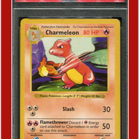 Base Set 24 Charmeleon Shadowless PSA 8