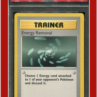 Base Set 92 Energy Removal Shadowless PSA 9