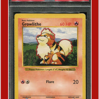 Base Set 28 Growlithe Shadowless PSA 2