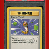 Base Set 93 Gust of Wind Shadowless PSA 8