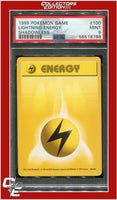 Base Set 100 Lightning Energy Shadowless PSA 9
