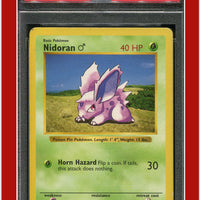 Base Set 55 Nidoran Shadowless PSA 5